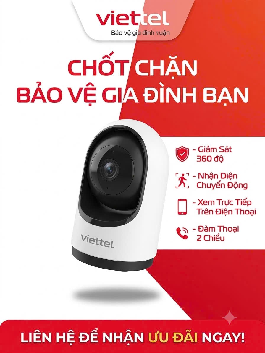 Camera trong nhà Viettel HC25